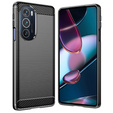 Case for Motorola Edge 30 Pro, Carbon, black