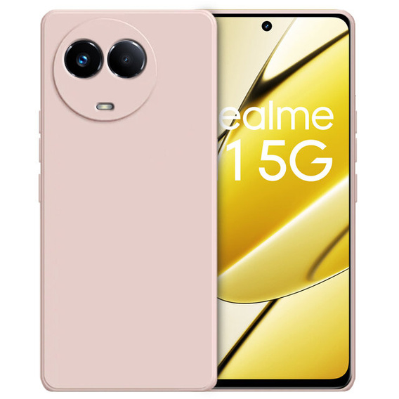 Case for Realme 11 5G, Silicone Lite, pink