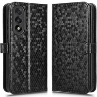 Flip case for OnePlus Nord 5, Wallet Rhombus, black