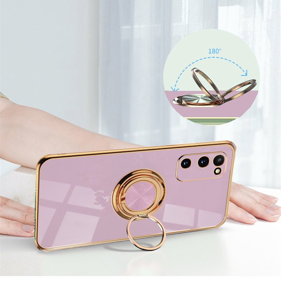 Case for Samsung Galaxy S20, Electro Ring, purple