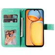 Flip case for Xiaomi Redmi 13C / Poco C65, Mandala Flower, green