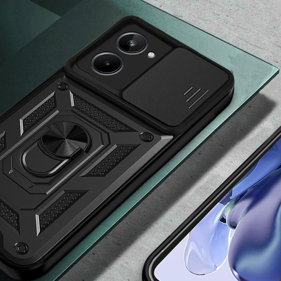 Case for Realme 10 4G, CamShield Slide, black