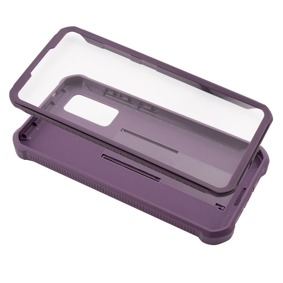 Armored case for Samsung Galaxy S20 FE, Dexnor Full Body, dark purple
