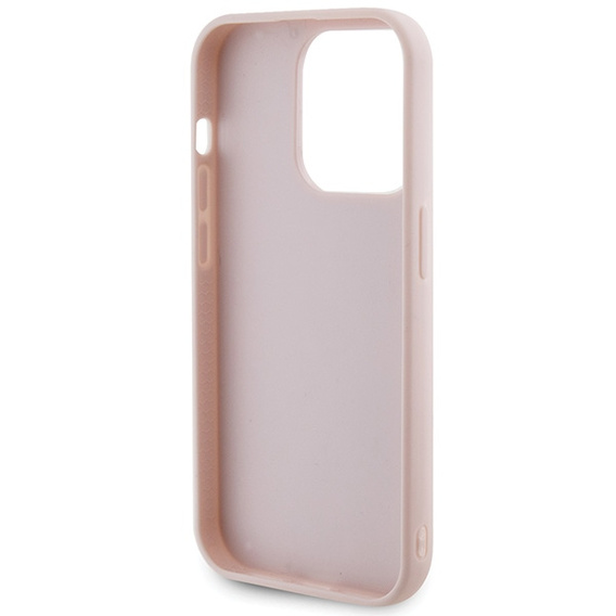 Guess Quilted Metal Logo Case for iPhone 15 Pro