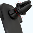 Car gravity mount XO C37 for the grille for smartphones (width 5.5-8.5 cm)