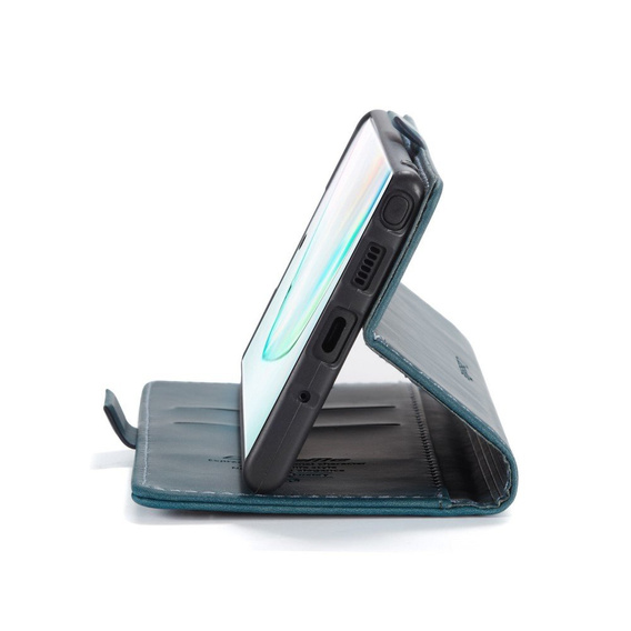 CASEME case for Samsung Galaxy Note 10 Plus/5G, Leather Wallet Case, green