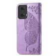 Flip case for Motorola Moto G24 / G24 Power / G04, Butterfly, purple