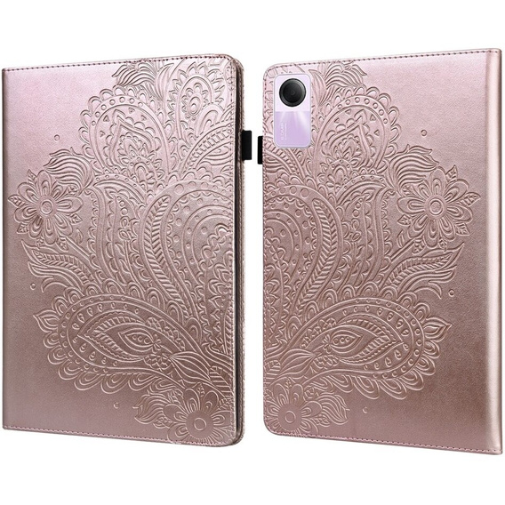 Flap case for Xiaomi Redmi Pad SE 11", flower, pink