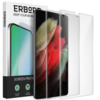 2x Ceramic ERBORD Hybrid Glass for Samsung Galaxy S21 Ultra