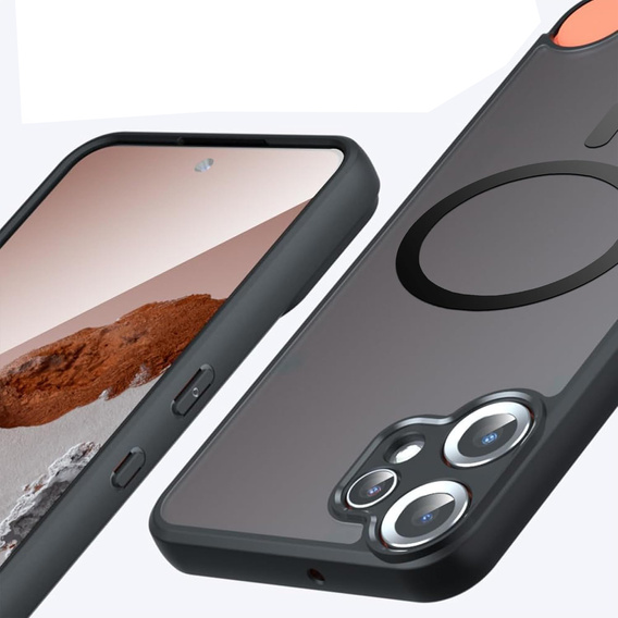Case for CMF Nothing Phone 2 Pro, for MagSafe, ERBORD Matt Case, black