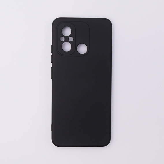 Case for Xiaomi Redmi 12C, Silicone Lite, black