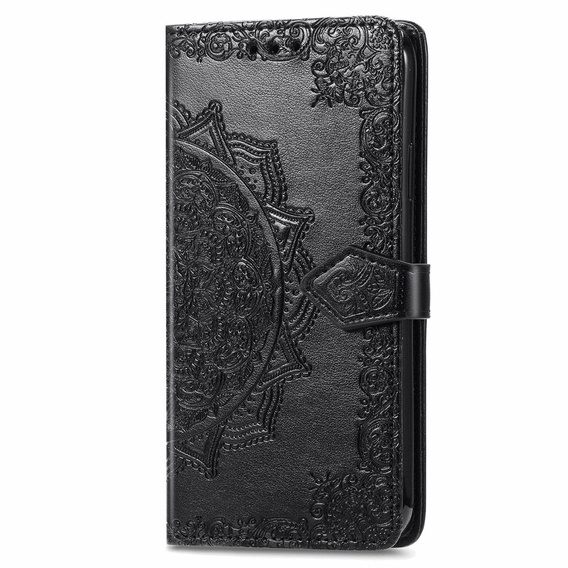 Flip case for Samsung Galaxy M35, Mandala, black