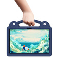 Children's case for Lenovo M10 X306 2 Gen / M10 Plus TB-X606 10.3 / Samsung Tab A 10.1 T510/515 / K10 X6C6, Cute Patterns, with stand, dark blue