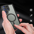 Case for Samsung Galaxy S24 Ultra, ERBORD Impact Guard, MagSafe, black