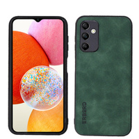 Case for Samsung Galaxy A14 5G, ERBORD Business, with metal plate for car mounts, green
