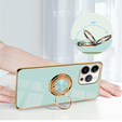 Case for iPhone 13 Pro, Electro Ring, green