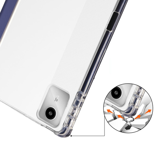 Case for Lenovo Tab M11, Smartcase Hybrid, with stylus space, dark blue