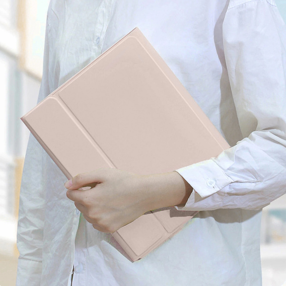 Bluetooth keyboard case with touchpad for Lenovo Tab K11 Plus - pink