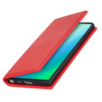 Leather case for Samsung Galaxy S23 Plus, ERBORD Grain Leather, red