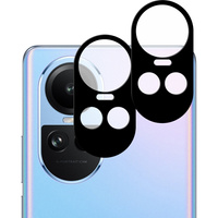 2x ERBORD tempered glass for camera to Oppo Reno 10 / 10 Pro, black