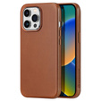 Case for iPhone 14 Pro, Dux Ducis Max Naples, brown