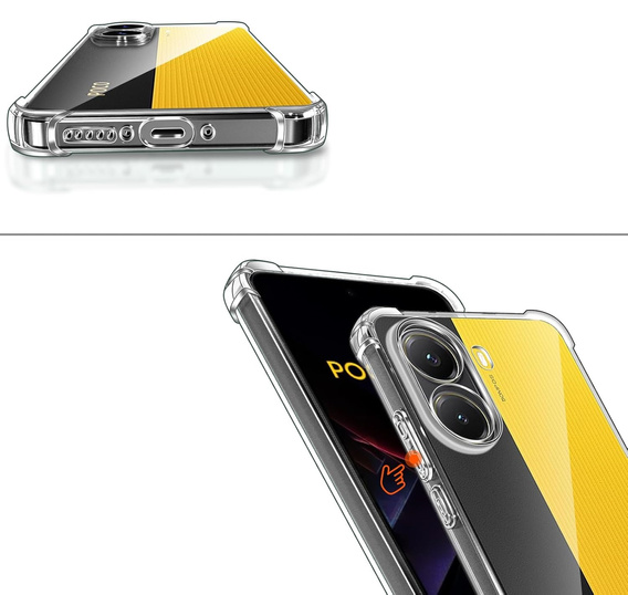 Case for Xiaomi Poco X7 Pro 5G, Dropproof, transparent