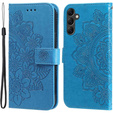 Flip case for Samsung Galaxy A14 4G/5G, Mandala Flower, blue