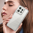 Case for Motorola Edge 50 Pro, Fusion Hybrid, transparent