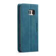 CASEME case for Samsung Galaxy S7 Edge, Leather Wallet Case, blue