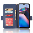 Flip case for Cat S75 5G, Wallet Litchi Magnet, dark blue