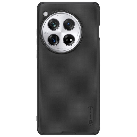 NILLKIN Case for OnePlus 12 5G, Super Frosted Shield Case, black