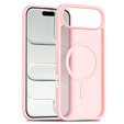 Matt Case for iPhone Air, for MagSafe, translucent pink