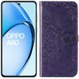 Flip case for Oppo A60, Mandala, purple