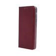 Flip case for Samsung Galaxy A54 5G, Smart Magnetic, maroon + 9H glass