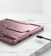 Armored case for Galaxy Tab S9 FE+ Plus 12.4, Dexnor Full Body, pink