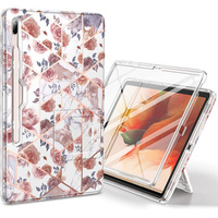 Case for Samsung Galaxy Tab S7 FE, Suritch Full Body Marble, pink