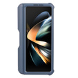 Armored case for Samsung Galaxy Z Fold 4 5G, Dexnor Full Body S-Pen Slot, dark blue