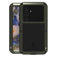 Love Mei Case for Samsung Galaxy S25, armored with glass, green