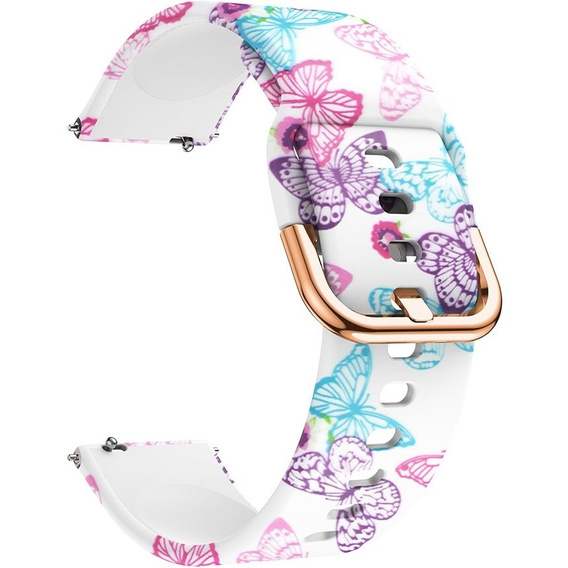 Smooth strap for Samsung Galaxy Watch Active 22mm, Butterfly