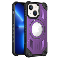 Case for iPhone 13, Heavy Duty, for MagSafe, purple