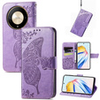 Flip case for Honor Magic 6 Lite 5G, Butterfly, purple