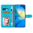Flip case for Oppo A38 4G / Oppo A18 4G, Wallet, BINFEN COLOR, blue