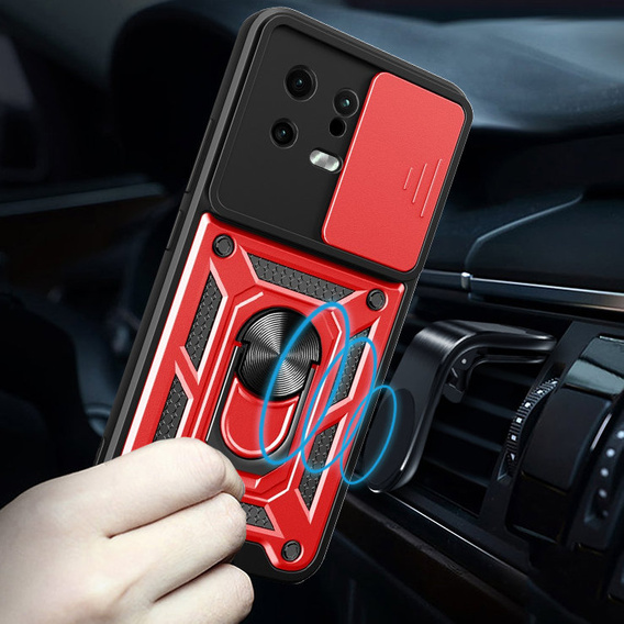 Case for Xiaomi 13, CamShield Slide, red