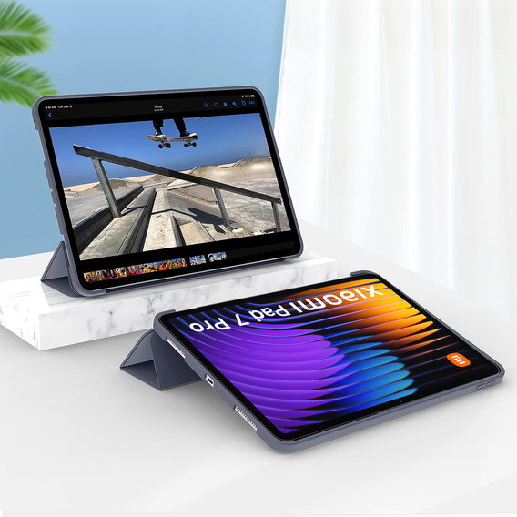 Case for Xiaomi Pad 7 / 7 Pro, Smartcase, purple