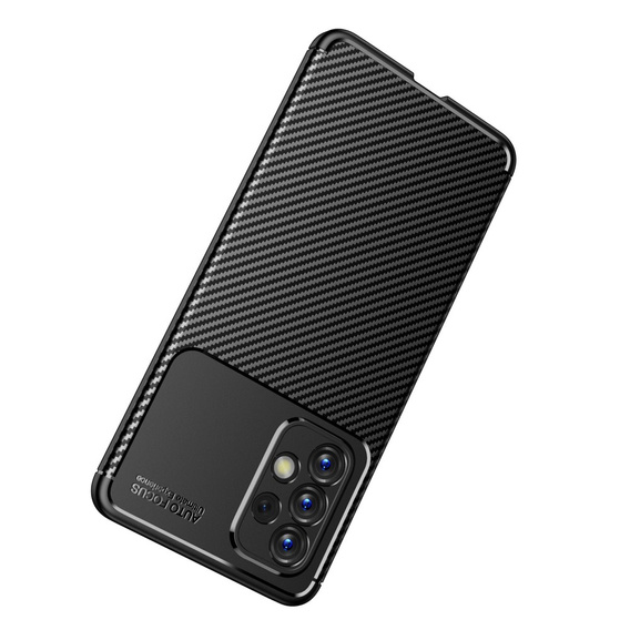 Case for Samsung Galaxy A13 4G, Carbon Gel, black