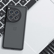 Case for OnePlus 12 5G, Fusion Hybrid, with camera protection, transparent / black