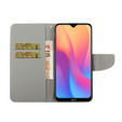 Flip case for Xiaomi Redmi 9A, Wallet, Butterfly blue