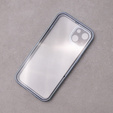 Case for iPhone 13, Magnetic Dual Glass, blue