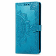 Flip case for Honor Magic 6 Lite 5G, Mandala, blue