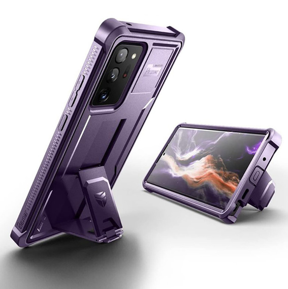Armored case for Samsung Galaxy Note 20 Ultra, Dexnor Full Body, purple